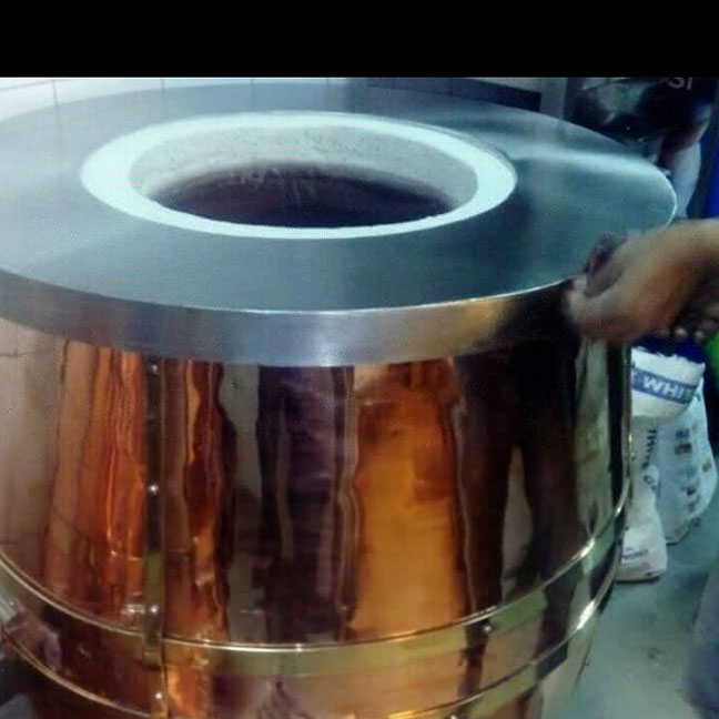 Copper Round Tandoor